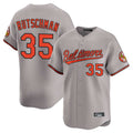 Fenge B.Orioles #35 Adley Rutschman Player Gray Home Game Stitched Jerseys