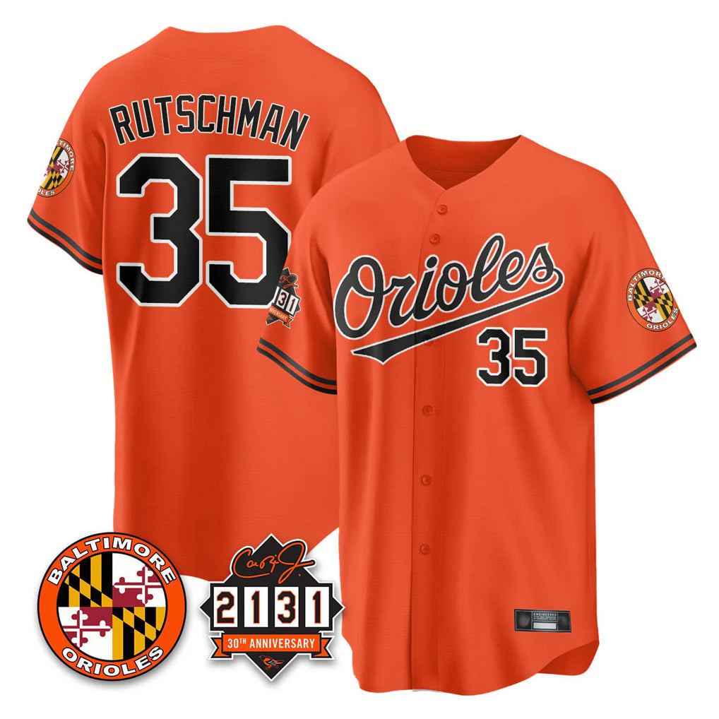 Fenge B.Orioles #35 Adley Rutschman Player Gray Home Game Stitched Jerseys