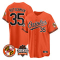 Fenge B.Orioles #35 Adley Rutschman Player Gray Home Game Stitched Jerseys