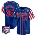 Fenge B.Orioles #35 Adley Rutschman Royal USA 250 Independence Day Vapor Premier Limited Home Game Stitched Jerseys