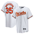 Fenge B.Orioles #35 Adley Rutschman Player White Home Game Stitched Jerseys