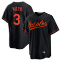 Fenge B.Orioles #3 Taylor Ward Player Black Home Game Stitched Jerseys