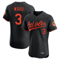 Fenge B.Orioles #3 Taylor Ward Player Black Limited Elite Home Game Stitched Jerseys