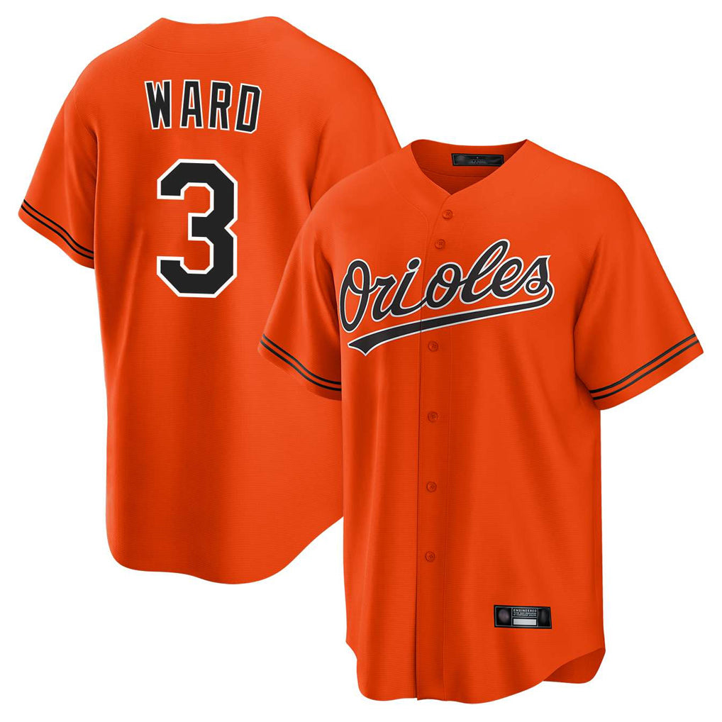 Fenge B.Orioles #3 Taylor Ward Player Orange Home Game Stitched Jerseys