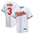 Fenge B.Orioles #3 Taylor Ward Player White Home Game Stitched Jerseys