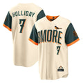 Fenge B.Orioles #7 Jackson Holliday Player Cream 2026 City Connect Home Game Stitched Jerseys