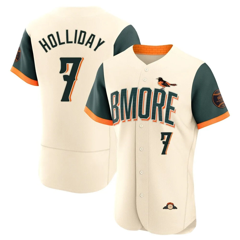 Fenge B.Orioles #7 Jackson Holliday Player Cream 2026 City Connect Limited Elite Home Game Stitched Jerseys