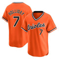 Fenge B.Orioles #7 Jackson Holliday Player Orange T-shirt Limited Home Game Stitched Jerseys