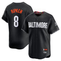 Fenge B.Orioles #8 Cal Ripken Player Black City Connect Limited Home Game Stitched Jerseys
