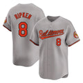 Fenge B.Orioles #8 Cal Ripken Player Gray Limited Home Game Stitched Jerseys