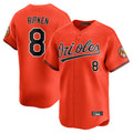 Fenge B.Orioles #8 Cal Ripken Player Orange Limited Home Game Stitched Jerseys