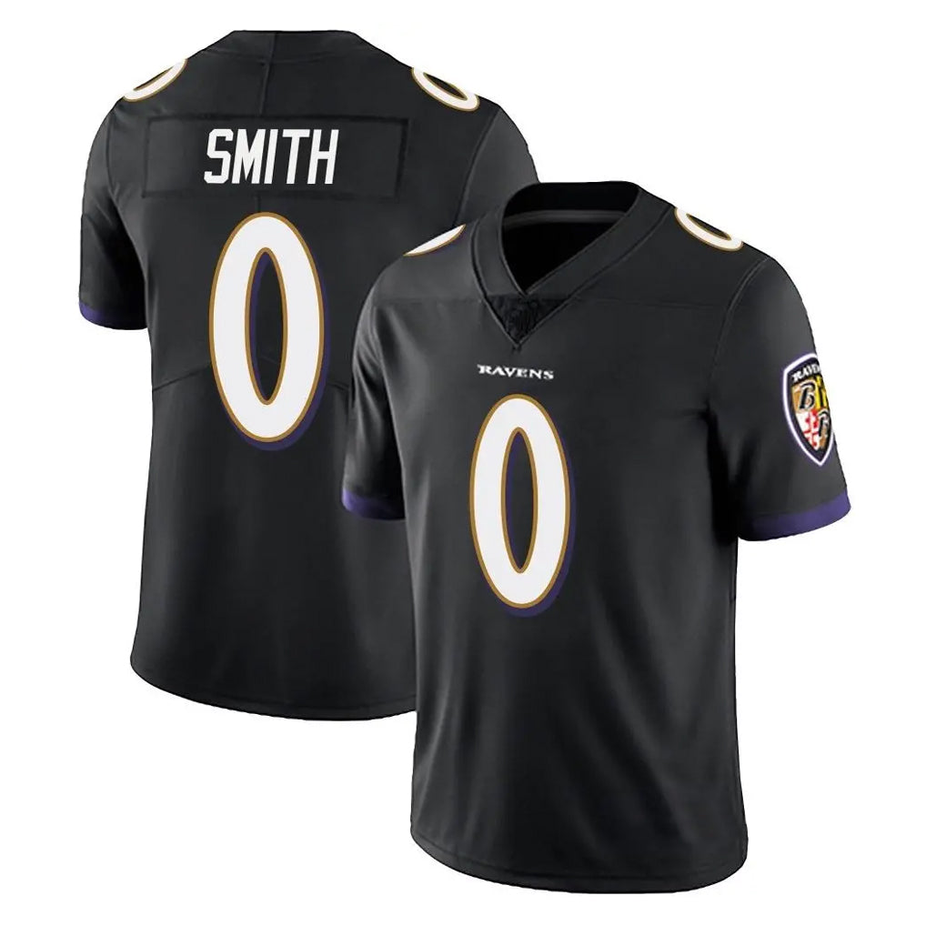 Fenge B.Ravens #0 Roquan Smith Player Black Vapor Untouchable Limited Home Game Stitched Jerseys