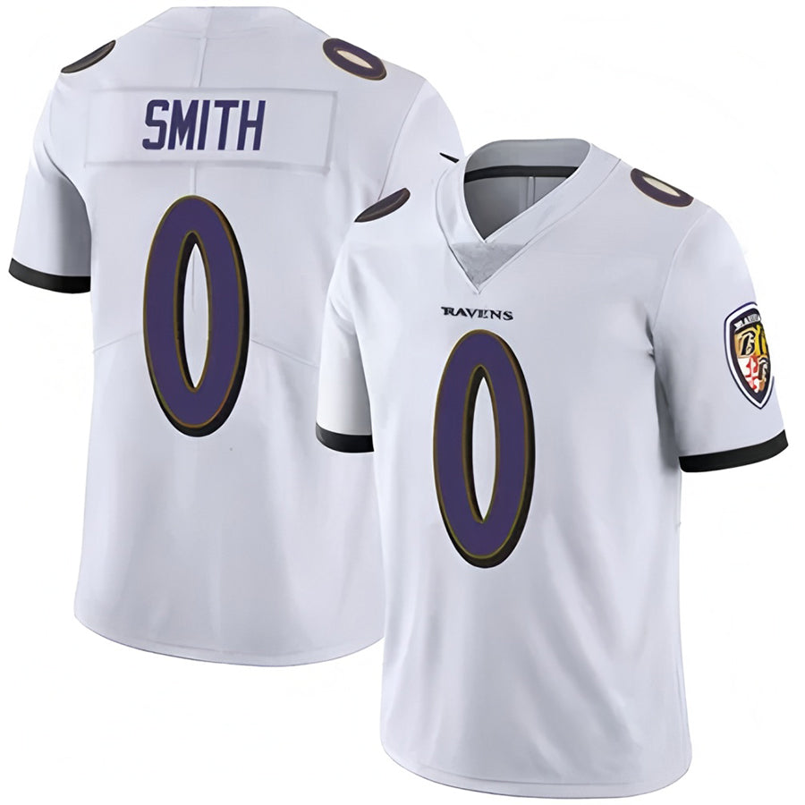 Fenge B.Ravens #0 Roquan Smith Player White Vapor F.U.S.E. Limited Stitched Jerseys