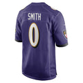 Fenge B.Ravens #0 Roquan Smith Purple Team Game Stitched Jersey