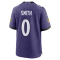 Fenge B.Ravens #0 Roquan Smith Purple Team Game Stitched Jerseys