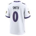 Fenge B.Ravens #0 Roquan Smith White Game Stitched Jerseys
