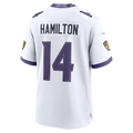 Fenge B.Ravens #14 Ravens Kyle Hamilton White Game Stitched Jerseys