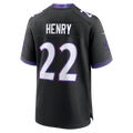 Fenge B.Ravens #22 Derrick Henry Black Alternate Game Stitched Jerseys