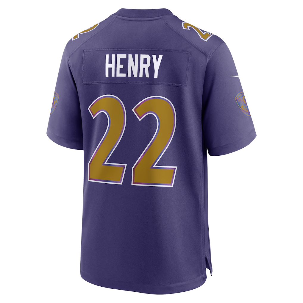 Fenge B.Ravens #22 Derrick Henry Purple Alternate Game Stitched Jerseys