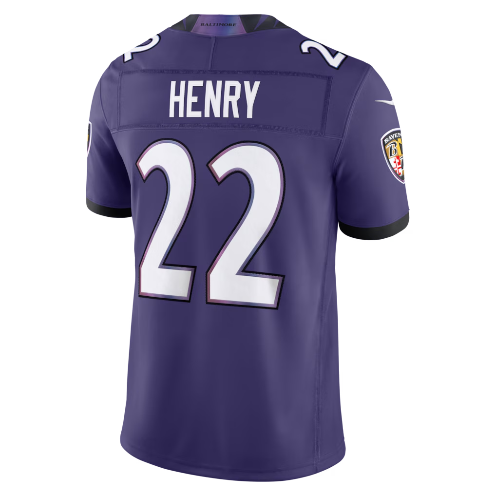 Fenge B.Ravens #22 Derrick Henry Purple Team Vapor F.U.S.E. Stitched Limited Jerseys