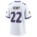 Fenge B.Ravens #22 Derrick Henry White Game Stitched Jerseys