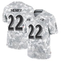 Fenge B.Ravens #22 Derrick Henry Player Arctic Camo Salute to Service Limited  Stitched Jerseys