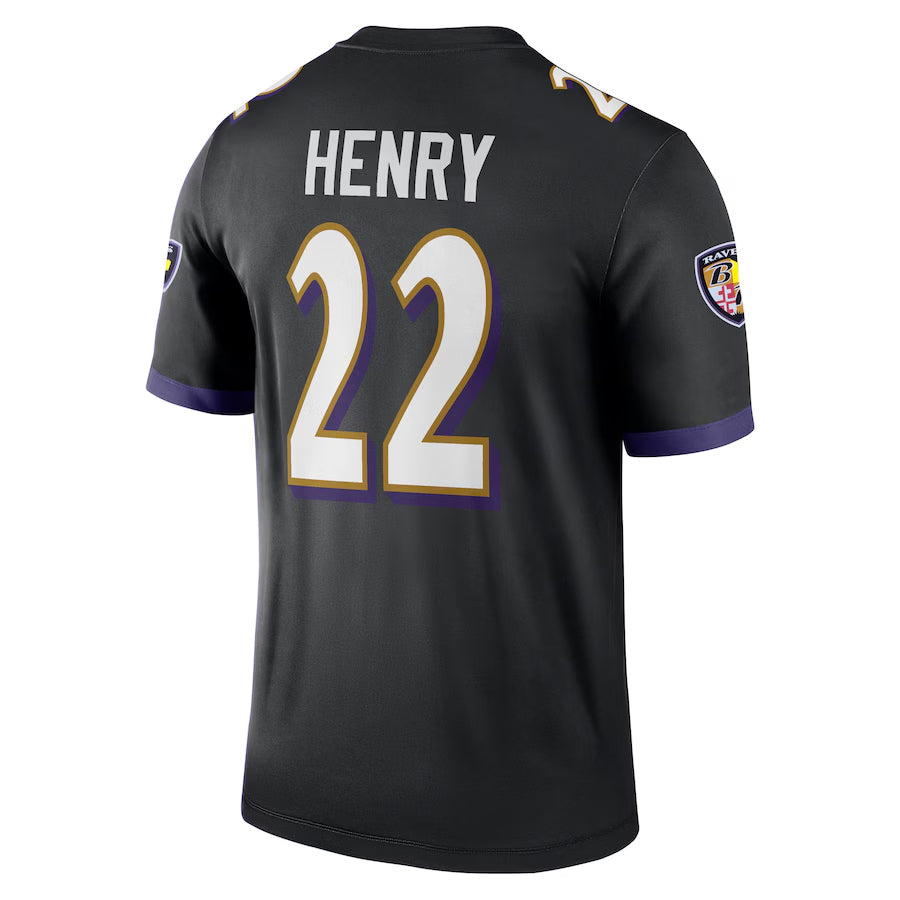 Fenge B.Ravens #22 Derrick Henry Player Black Legend Performance Stitched Jerseys