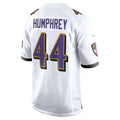 Fenge B.Ravens #44 Marlon Humphrey Player White Alternate Home Game Stitched Jerseys
