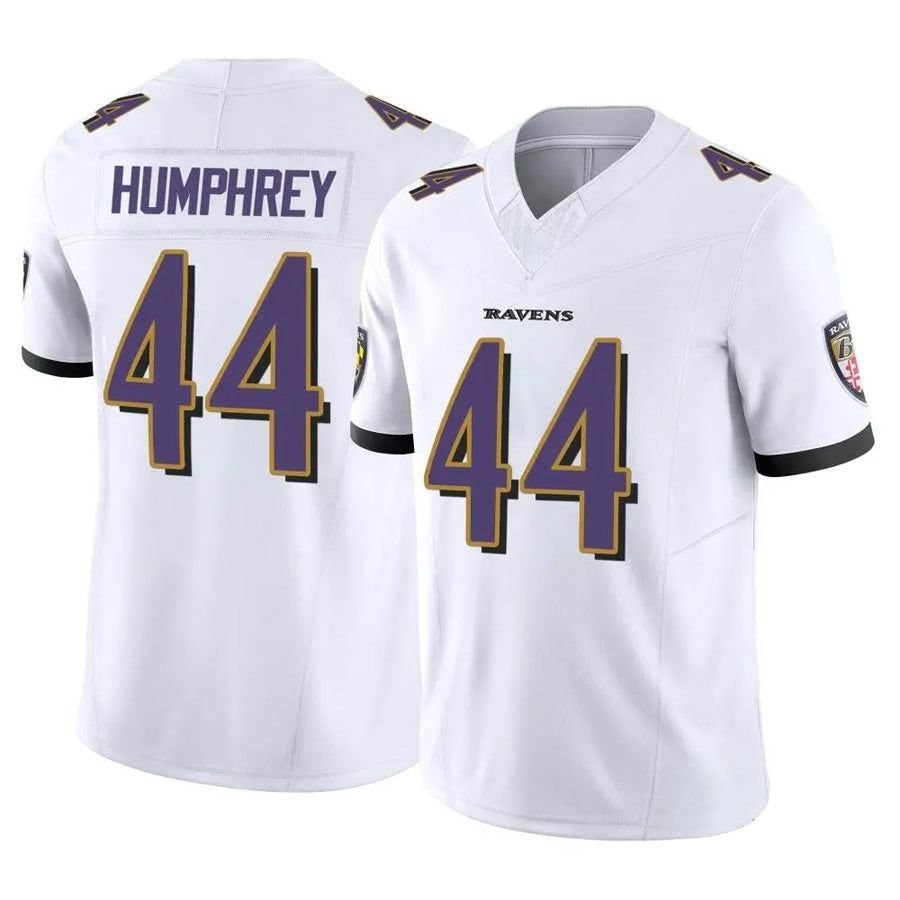 Fenge B.Ravens #44 Marlon Humphrey Player White Vapor F.U.S.E. Limited Home Game Stitched Jerseys