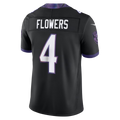 Fenge B.Ravens #4 Zay Flowers Black Alternate Alternate Vapor F.U.S.E. Stitched Limited Jerseys