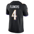 Fenge B.Ravens #4 Zay Flowers Player Vapor F.U.S.E. Limited Black Stitched Jerseys