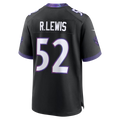 Fenge B.Ravens #52 Ray Lewis Black Alternate Retired Player Stitched Jerseys
