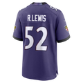 Fenge B.Ravens #52 Ray Lewis Purple Team Retired Player Game Stitched Jerseys
