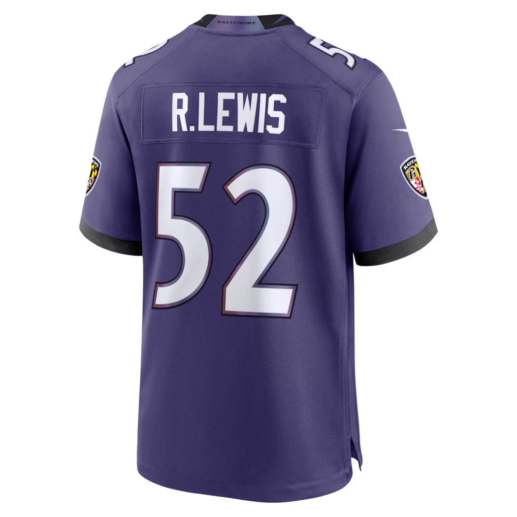 Fenge B.Ravens #52 Ray Lewis Purple Team Retired Player Game Stitched Jerseys