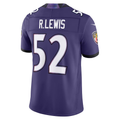 Fenge B.Ravens #52 Ray Lewis Purple Vapor F.U.S.E. Stitched Retired Limited Jerseys