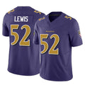 Fenge B.Ravens #52 Ray Lewis Player Vapor F.U.S.E. Limited Purple Stitched Jerseys