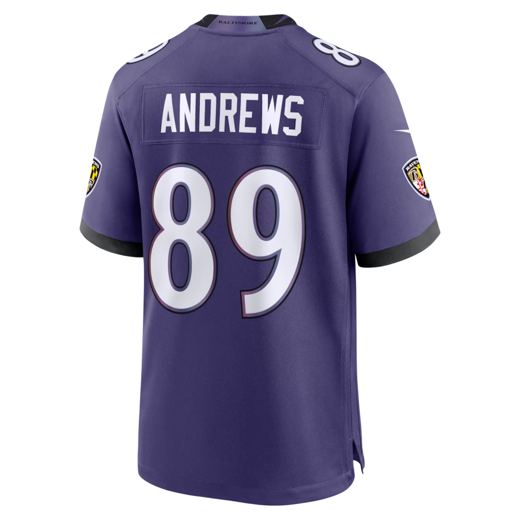 Fenge B.Ravens #89 Mark Andrews Purple Team Game Stitched Jerseys