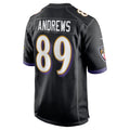 Fenge B.Ravens #89 Mark Andrews Player Black Home Game Stitched Jerseys