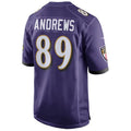Fenge B.Ravens #89 Mark Andrews Player Purple Home Game Jerseys