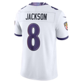 Fenge B.Ravens #8 Lamar Jackson White Vapor F.U.S.E. Stitched Limited Jerseys