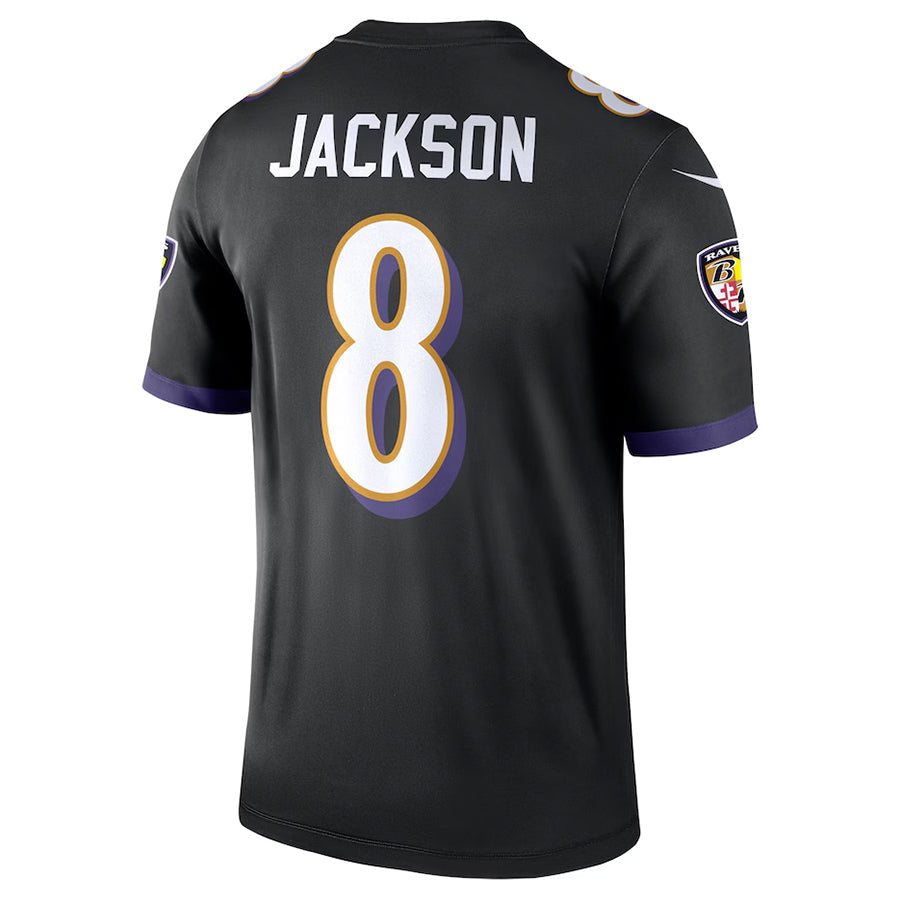 Fenge B.Ravens #8 Lamar Jackson Player Black Legend Performance Stitched Jerseys