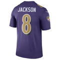 Fenge B.Ravens #8 Lamar Jackson Player Purple Legend Performance Stitched Jerseys