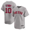 Fenge B.Red Sox #10 Trevor Story Player Gray Road Limited Home Game Stitched Jerseys