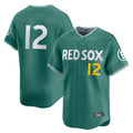 Fenge B.Red Sox #12 Connor Wong Player Green City Connect Limited Home Game Stitched Jerseys