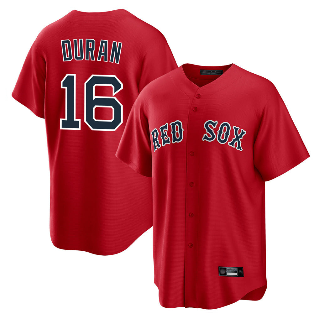 Fenge B.Red Sox #16 Jarren Duran Player Red Home Game Stitched Jersey