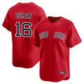 Fenge B.Red Sox #16 Jarren Duran Player Red Limited Home Game Stitched Jersey