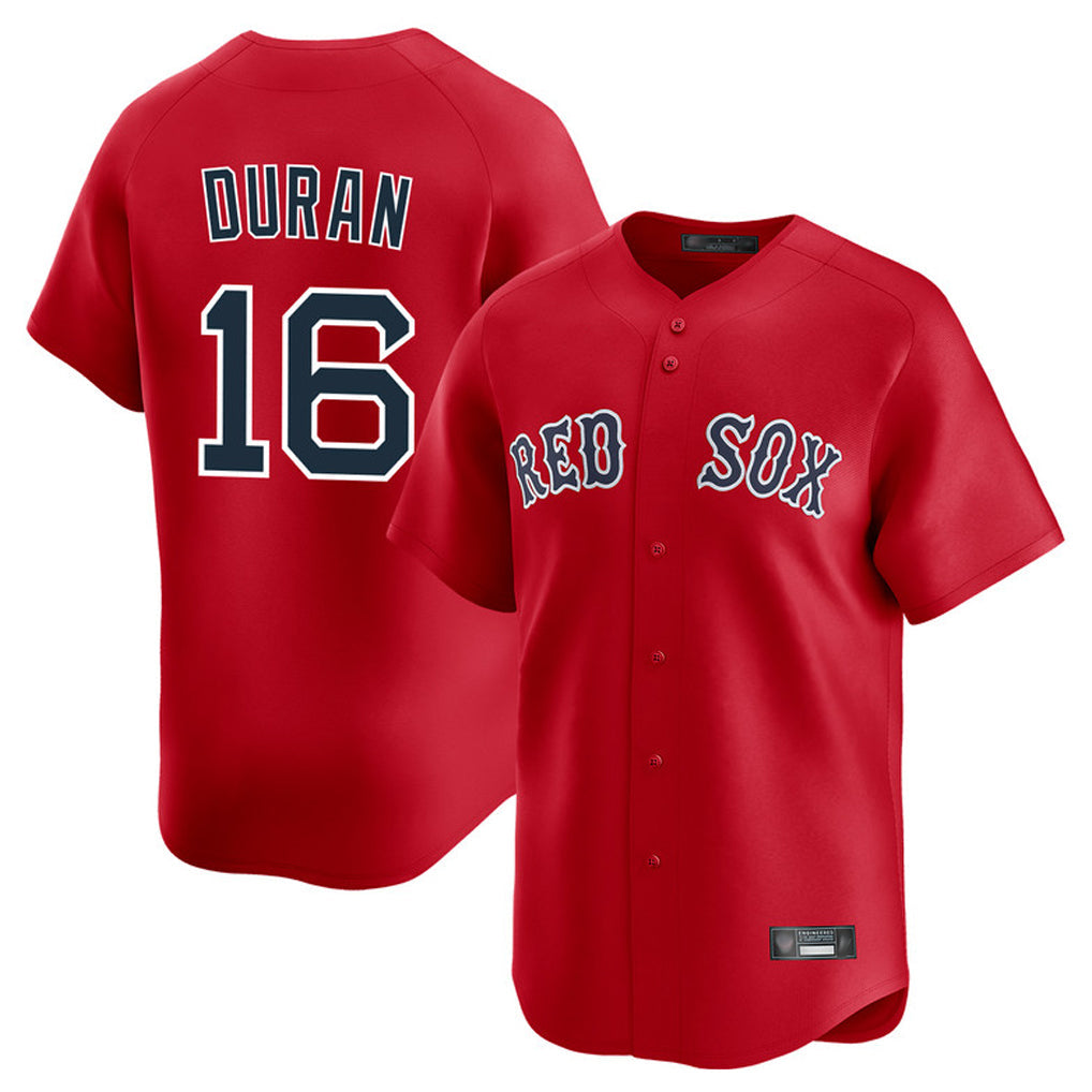 Fenge B.Red Sox #16 Jarren Duran Player Red Limited Home Game Stitched Jersey