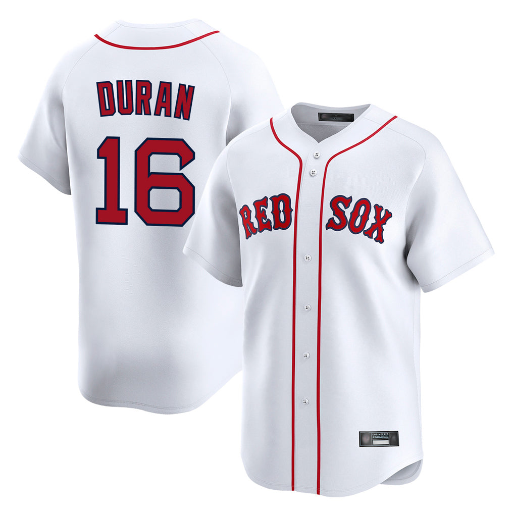 Fenge B.Red Sox #16 Jarren Duran Player White Limited Home Game Stitched Jersey