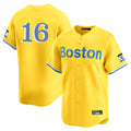 Fenge B.Red Sox #16 Jarren Duran Player Yellow Limited Home Game Stitched Jersey