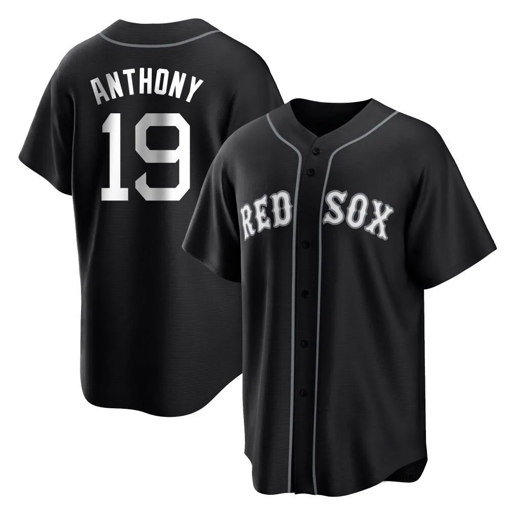 Fenge B.Red Sox #19 Roman Anthony Player Black Home Game Stitched Jerseys